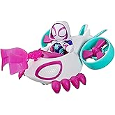 Marvel Spidey and His Amazing Friends Ghost-Spider Copter Toy Vehicle with 3-Inch (7.6 cm) Action Figure & Accessory, Super H
