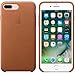Apple Leather Case for iPhone 7 Plus - Saddle Brown