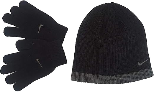 Gorro de punto y juego de guantes de Nike: Amazon.es: Deportes y aire libre