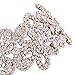 XY Fancy Women Fashion Jewelry Full Rhinestone Flower Choker Necklace Charming Clavicle Chain