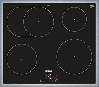 Siemens EH645BFB1E iQ300 Kochfeld Elektro / Ceran/Glaskeramik / 58,3 cm / Timer mit Ausschaltfunktion / schwarz