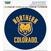 Northern Colorado Bears Logo Automotive Car Window Locker Circle Bumper Sticker