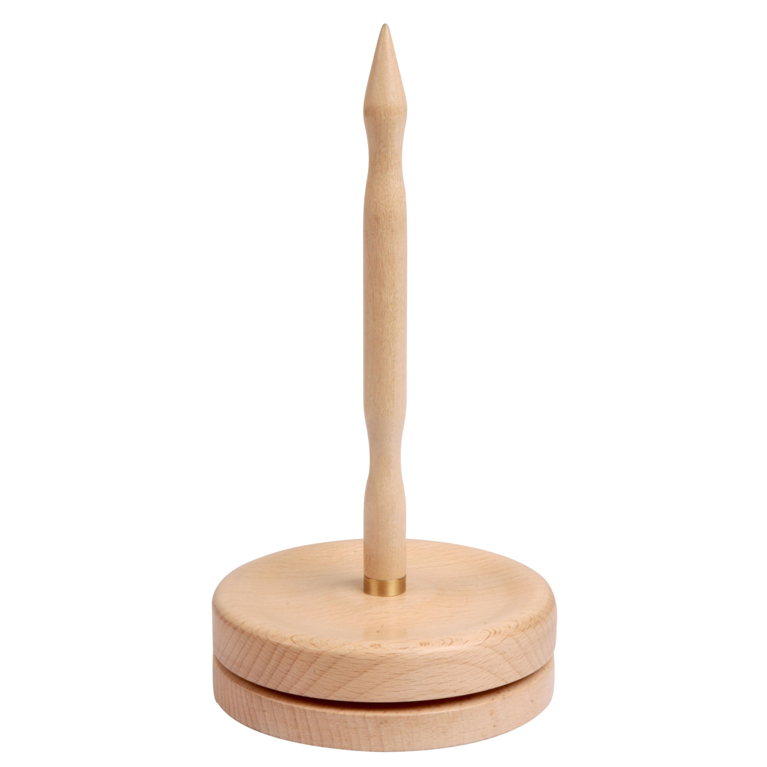 KnitPro KP35006 Winding Accessories Natural Yarn Dispenser, Wood, Multi-Colour, retro-tri color โ image 1