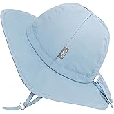 JAN & JUL Breathable Cotton Sun Hat with 50+ UPF Protection for Toddler Boys