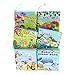 Elvebaby Cloth books for Babies Nontoxic Fabric Educational Books, Fun & Safe Toys for Kids, Best Gift for Baby Showers, Child & Infant Friendly