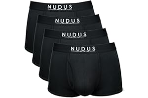 NUDUS UNDERWEAR NUDUS Men's Stylish Bamboo Rayon Soft Underwear With Fly - Pack Of 4 Gift Box