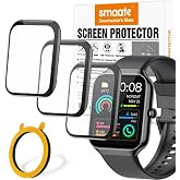3D Screen protectors Compatible with Motast Jugeman 1.96&rdquo; P99 Smart Watch, 3 Piece, Full Coverage, Anti-shatter, with Non-slip Pad sticker