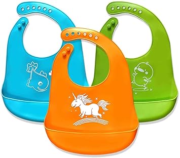 silicone feeding bib