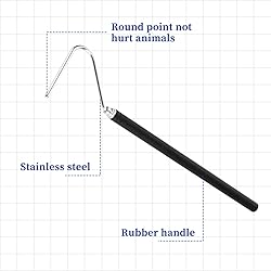 ZEYIYER 40 Inch Snake Hook, Stainless Steel