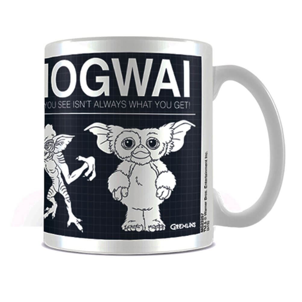Pyramid International Gremlins Mug (Mogwai Rules Design) 11oz Ceramic Coffee Mug, Cups and Coffee Mugs for Women and Men, Mugs for Kids - Official Merchandise, White