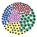 Outus 200 Pieces Wiggle Googly Eyes Self-adhesive 7 mm/ 8 mm/ 10 mm/ 12 mm/ 15 mm, Assorted Colors