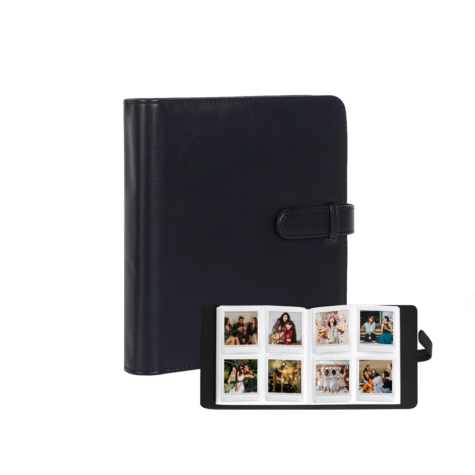 288 Pockets Square Photo Album for Fujifilm Instax Square SQ40/SQ1/SQ6/SQ10/SQ20/SP-3 Camera (Black)