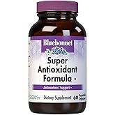 Bluebonnet Super Antioxidant Formula Vegetarian Capsules, 60 Count, White