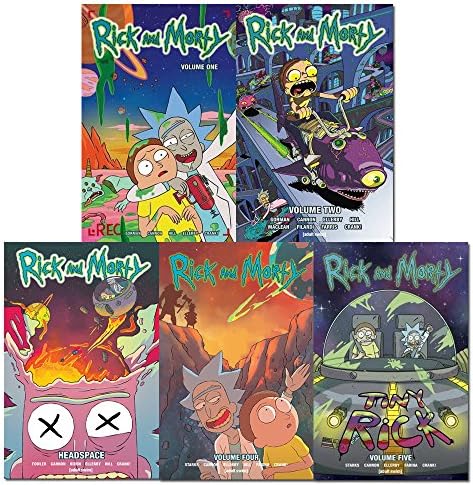 Zac gorman rick and morty series vol (1-5) collection 5 books set
