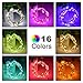 LED String Lights, Beiwas 2 Pack Battery Operated Fairy Lights 16 Colors 16ft Outdoor Indoor String Lights with Remote Control LED Lights for Bedroom,Patio,Outdoor Garden,Stroller,Christmas Tree