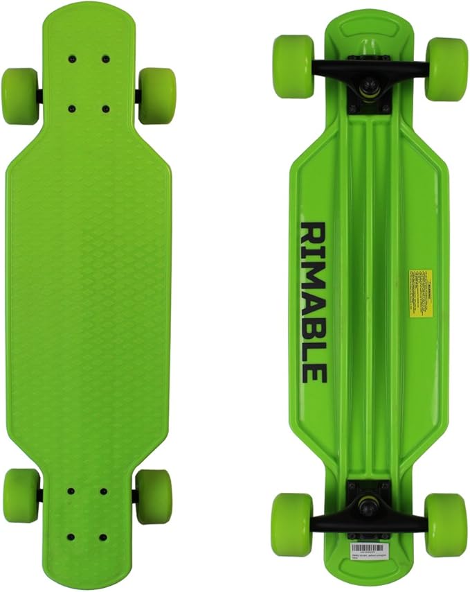 RIMABLE Kids Mini Longboard Skateboard Lemongreen Amazon.co.uk Sports