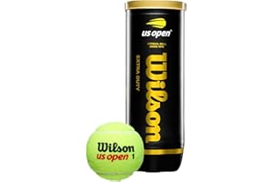 Wilson US Open Tennis Balls - Extra Duty, 4 Can Pack (12 Balls)