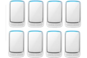 8Pack Plug In Air Ionizers for Home Negative Ion Technology Air Purifier for Bedroom,2026 Portable Air Purifiers Odor,Pets Sm