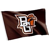 Desert Cactus Bowling Green State University BGSU Flag - 3 x 5 Feet Green Falcons Banner, Indoor/Outdoor Durable Fabric, 100% Polyester Design (Style 8)