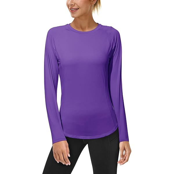 Manga Larga Protección Solar UPF 50 Camiseta De Natación Manga Larga UPF 50+ Para Mujer - Protección Solar Y Secado Rápido Surf Piscina Playa