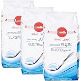 LANTIC White Granulated Sugar Qty 3 | 6 KG | Each is 2KG X 3 Bag | by nutricholai