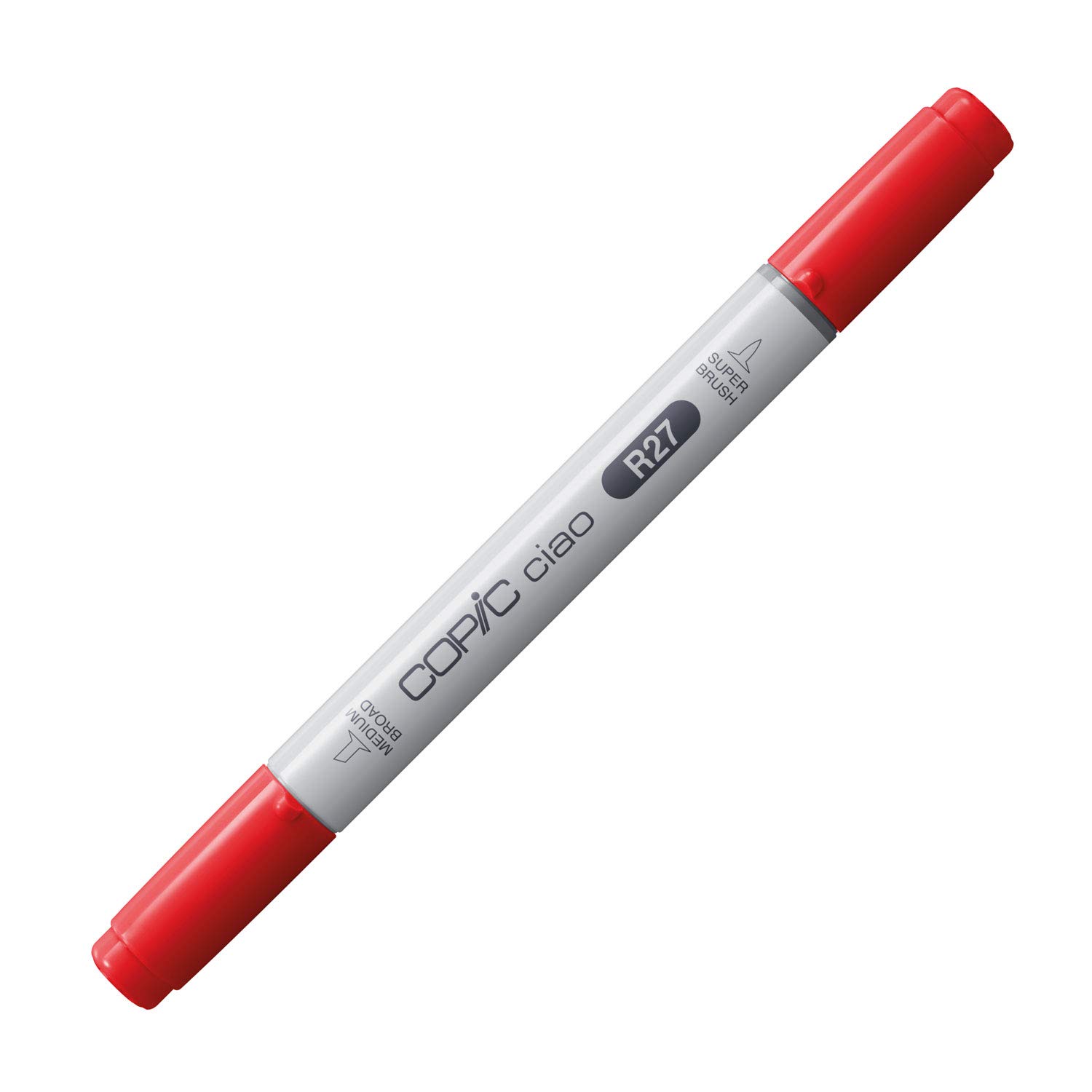 Copic Ciao Coloured Marker Pen - (R-27) Cadmium Red, For Art & Crafts, Colouring, Graphics, Highlighter, Design, Anime, Professional & Beginners, Art Supplies & Colouring Books