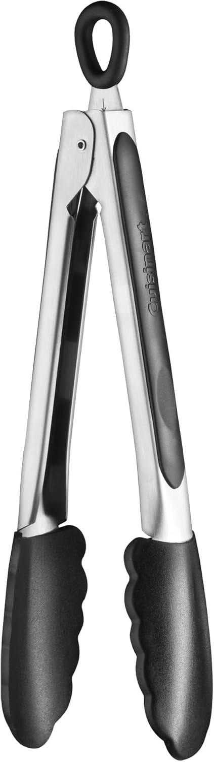 Cuisinart Silicone-Tipped 9-Inch Tongs: Kitchen & Dining