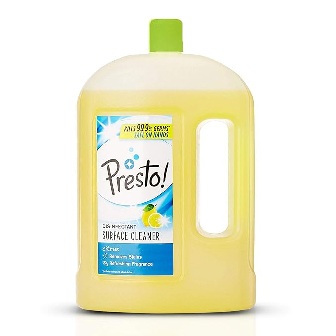 Amazon Brand Presto! Disinfectant Floor Cleaner Citrus, 2 L Amazon