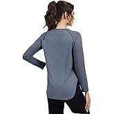 Femdouce Women's Sun Shirts UPF 50+ Lightweight Athletic Long Sleeve Tshirts Quick Dry Outdoor Running Workout Tops for Women
