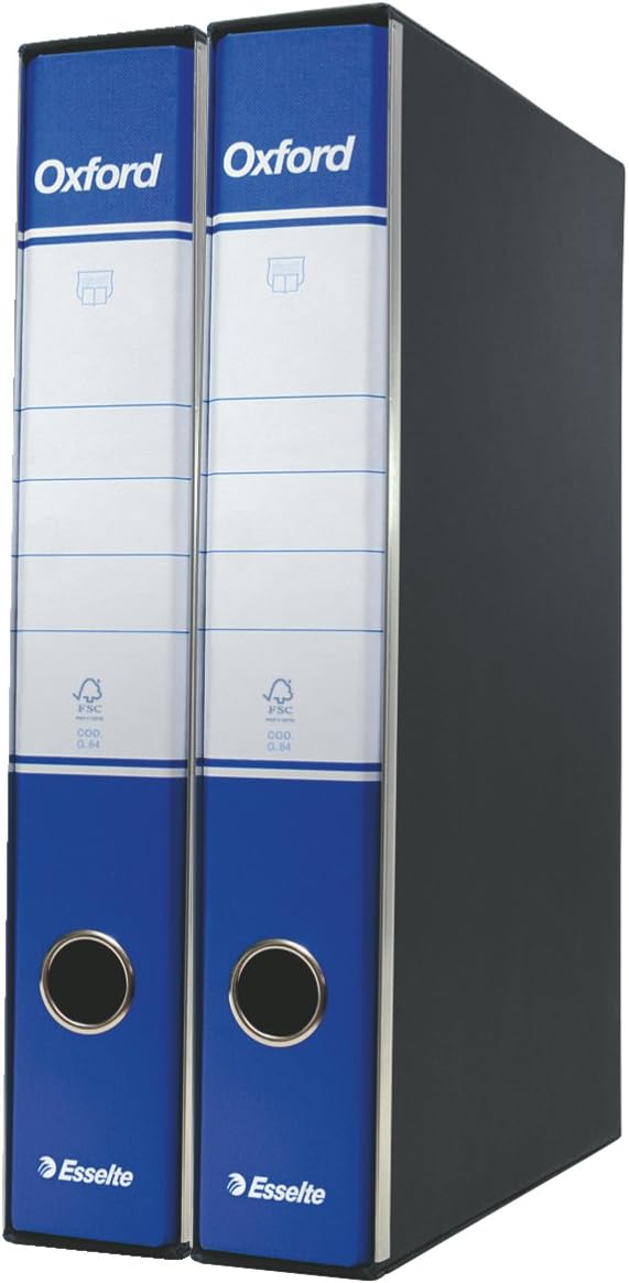 Esselte Oxford Ringbinder with Lever Mechanism and Case Dorso 5 cm Blue, dorso 5 cm f.to protocollo - Image 5