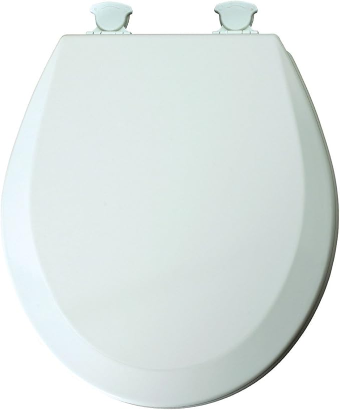 Mayfair Round Toilet Seat Premium Durable Multi Coat Enamel White