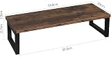 OROPY Wood Vintage Monitor Stand Holder 55 x 23 x 14cm Dark Brown view 5