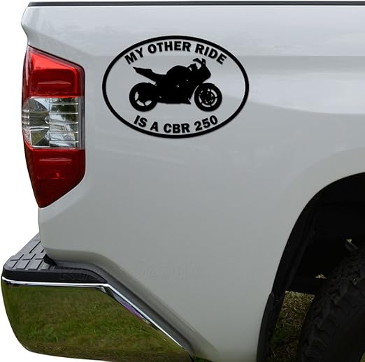 Amazon Com Rosie Decals My Other Ride Cbr250 Motorcycle Motorbike