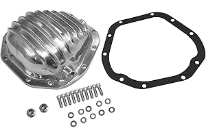 Mid Valley - Polished Aluminum Dana 60 70 Rear Differential Cover with10 Bolts & Gasket 3/4 ton Fits GM Truck Chevy GMC Ford Dodge