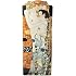 Vase Silhouette D'art Klimt 23 Cm - Neuf, Design Les Trois Âges D'une Femme, Céramique Dorée