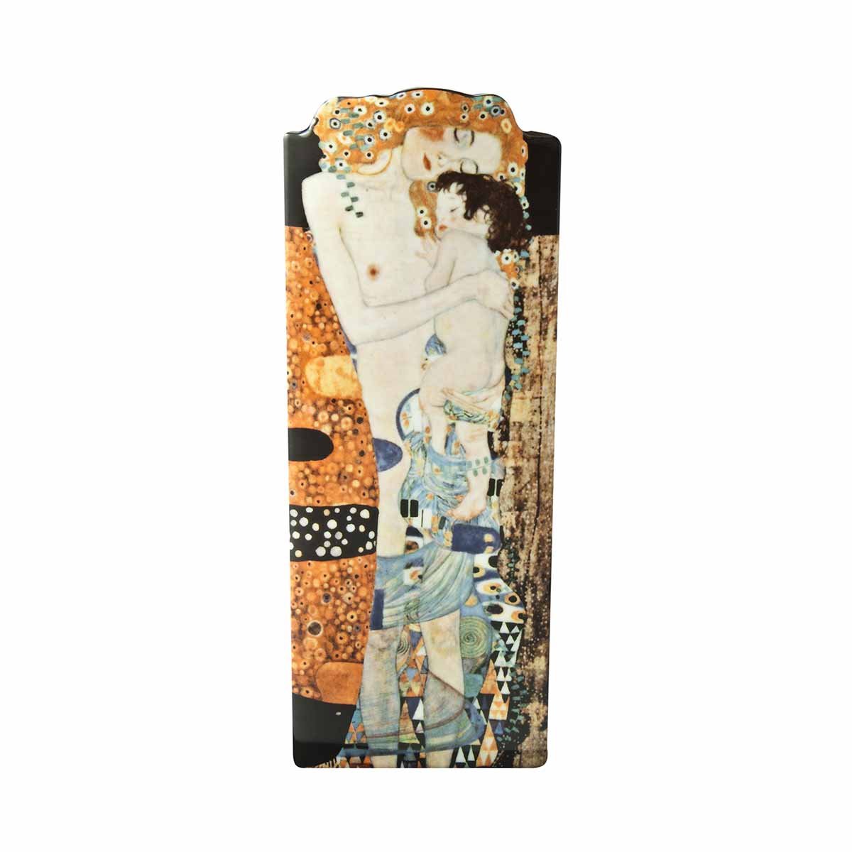 John Beswick 23 x 9 cm Klimt Three Ages of Women Silhouette d'art Vase, Multi-Colour