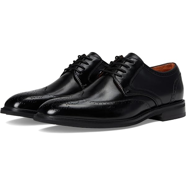Amazon.com | Allen Edmonds Mens Hendrix Wingtip Oxford Black  display picture 1