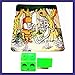 BUNDLE 2 ITEMS: Errlmer Fudd Dab Pad Glass Rig Mat + Silicone Cube Container With Dab Tool