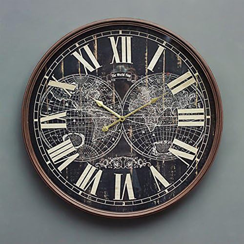 El reloj de pared sala de estar grande relojes de hierro hogar