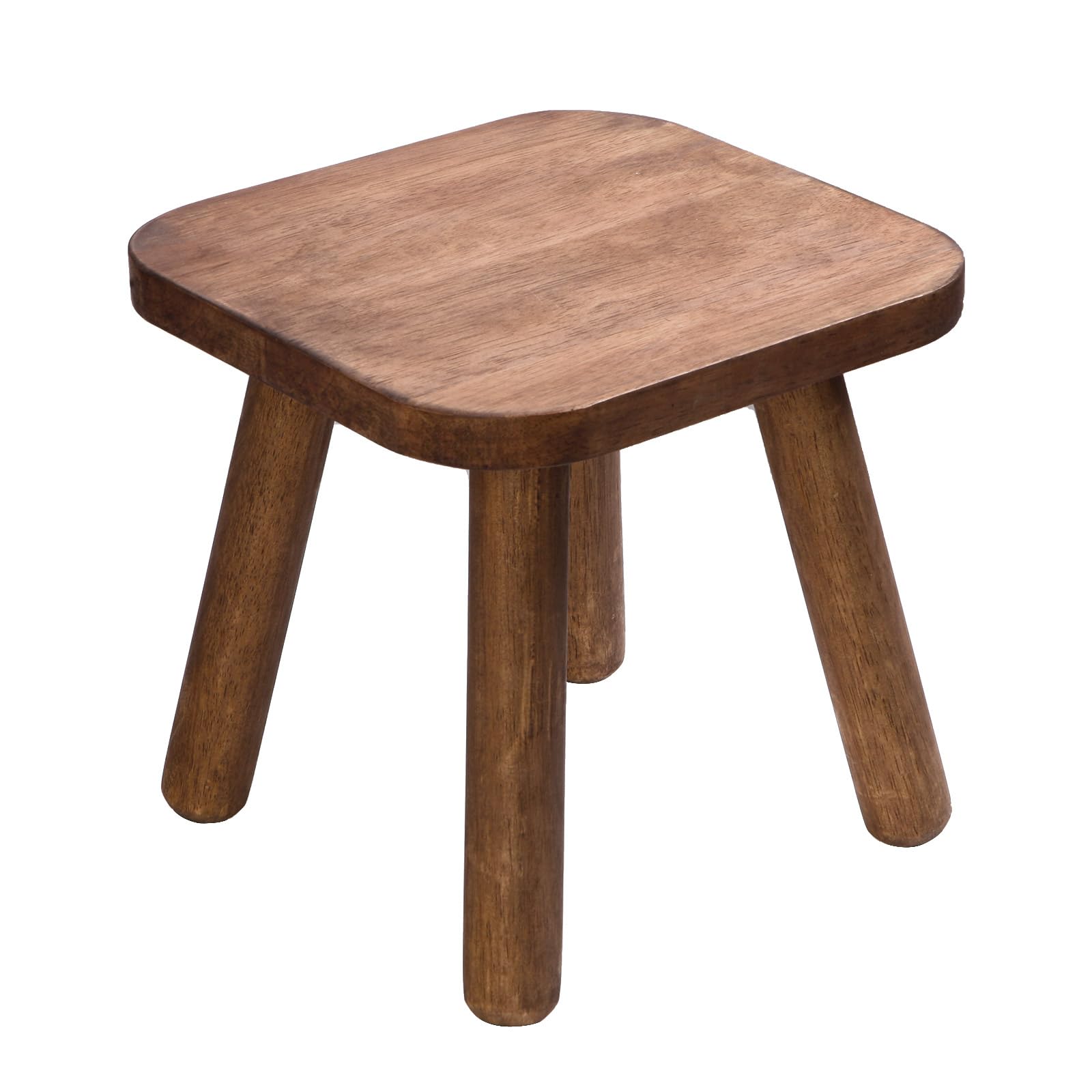 Photo 1 of Jurath Wooden Step Stool for Adults Step Stool for Toddlers Plant Stool Small Wooden Stool with Four Detachable and Assembled Legs Nicely Balanced (Classic 9.3inch)