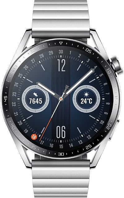 HUAWEI WATCH GT 3 Elite Silver Smartwatch GPS Heart Rate Temp 14-Day Battery