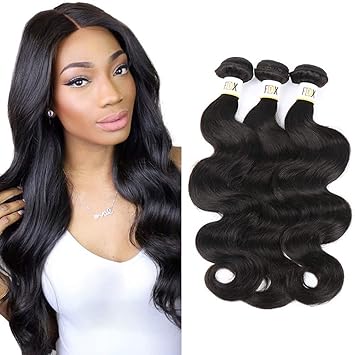 Amazon Com Fdx Hair Human Hair Bundles 8a Brazilian Hair