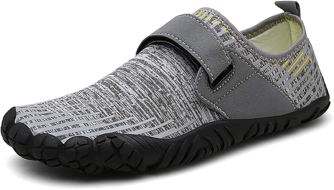 DUORO Mens Barefoot Shoes Minimalist Athletic Trail Runner Hiking Cross