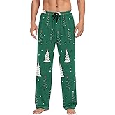 Cute Snowman Pajama Pants for Men - Lounge Pants with Pockets and Drawstring