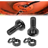 63607 Rotary Cutter Blade Bolt Kit, Replace for Bush Hog Rotary Cutter Blade Bolt Kit 63607, Fit for Howse, HICO, for Bush Hog, Includes 2 Bolts with Nuts and Washers (2-Pack)
