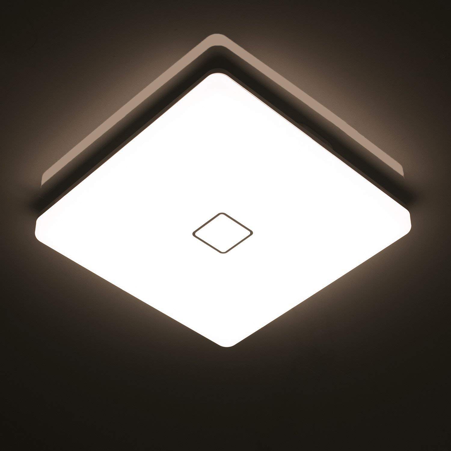 Öuesen 24W LED Ceiling Lights Modern Square Thin LED Ceiling lamp