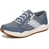 Ryka Womens Carefree Zip Slip On Sneaker