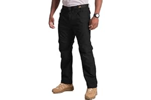 Jessie Kidden Men's Flex Stretch Tactical Pants, Water Resistant Ripstop Cargo Pants Lightweight BDU Outdoor Work Hiking