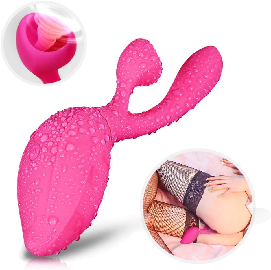 Vibrate Adullt Toys for Female Oral Tongue Simulator, Waterproof Vibration Wand, Vibration Wand, Multi-Speed