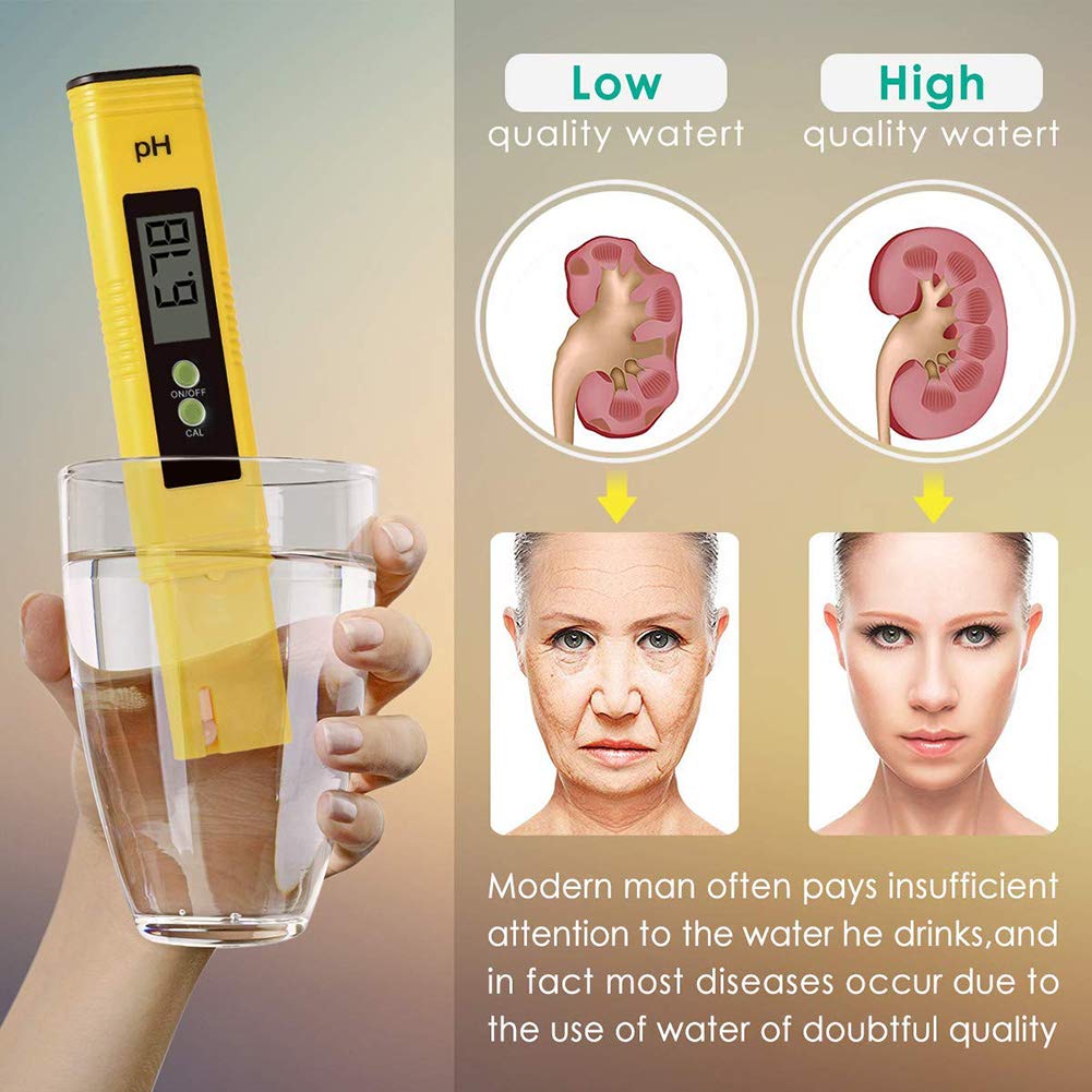 Brassage et vinification maison Best Tool for Testing PH of Fish Tank Pool H.Yue PH Meter with